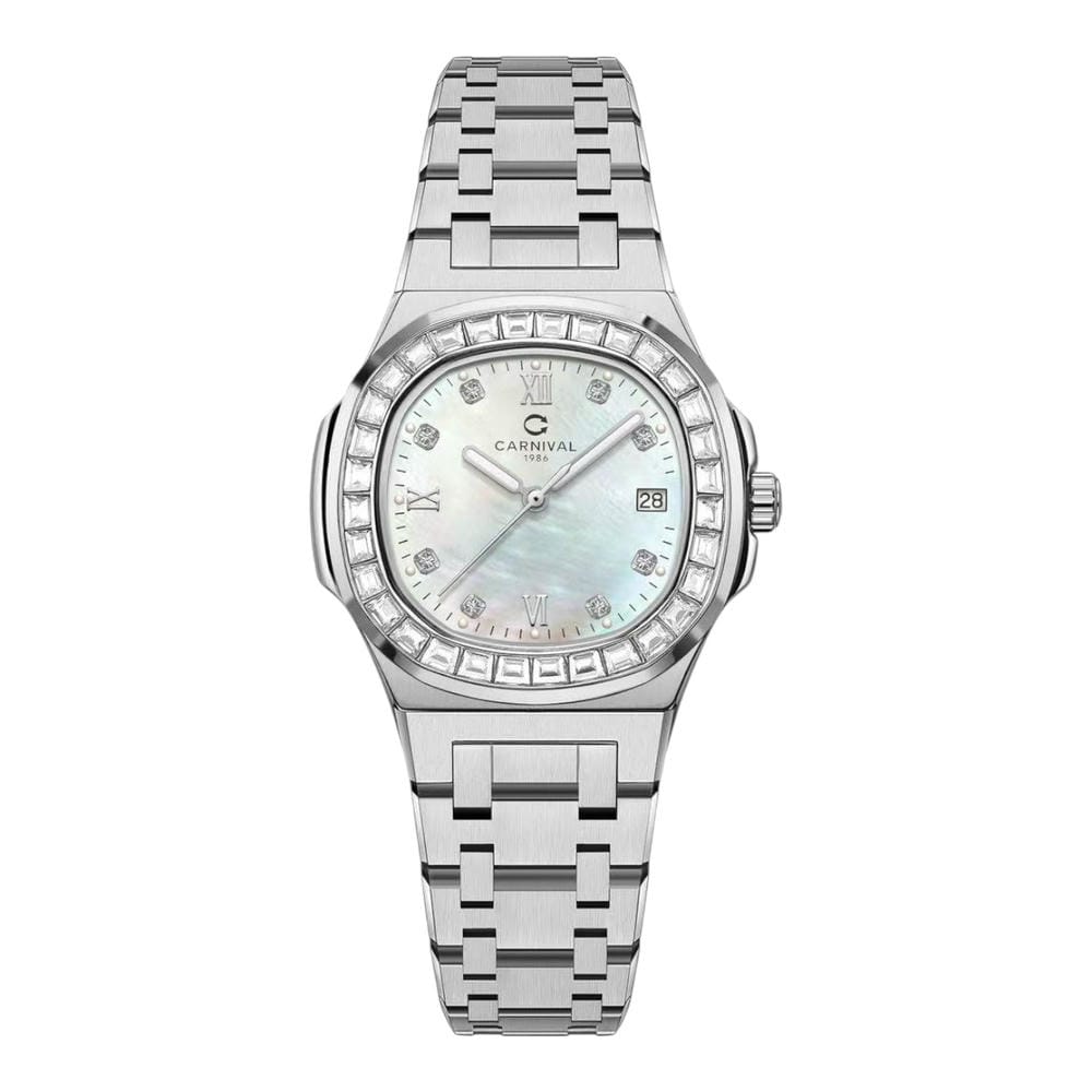 Đồng hồ Nữ Carnival 8160L2-VT-TK (Xà Cừ Trắng)